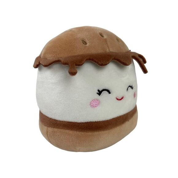 Squishmallows KellyToys Carmelita The S'Mores Plush Christmas Gift 5 inches - Picture 3 of 15